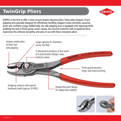 TwinGrip Pliers | KNIPEX Tools